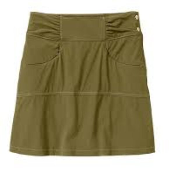 Athleta Hit The Trail Skort #405141 Sz10 Earth Green - Picture 1 of 16